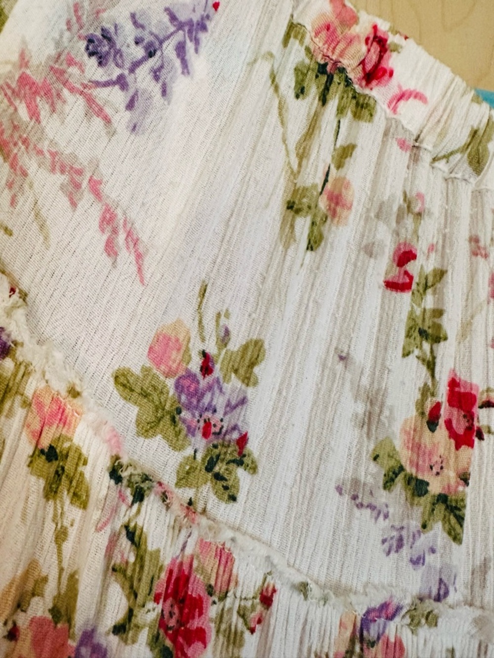 Ralph Lauren White Floral Maxi Skirt - Picture 6 of 8
